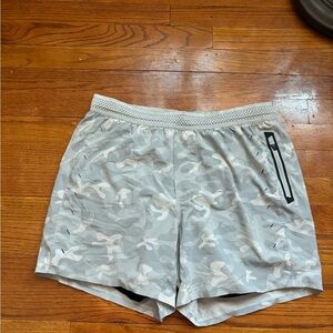 Ten Thousand Medium The Session Short Lined Gray Camo Shorts 5” 5 Inch Inseam